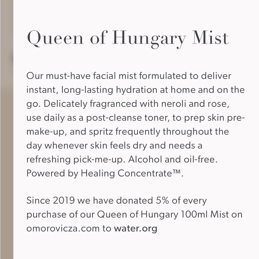 NWT: OMOROVICZA Queen of Hungry Mist & Lip Balm gift set - Picture 2 of 3